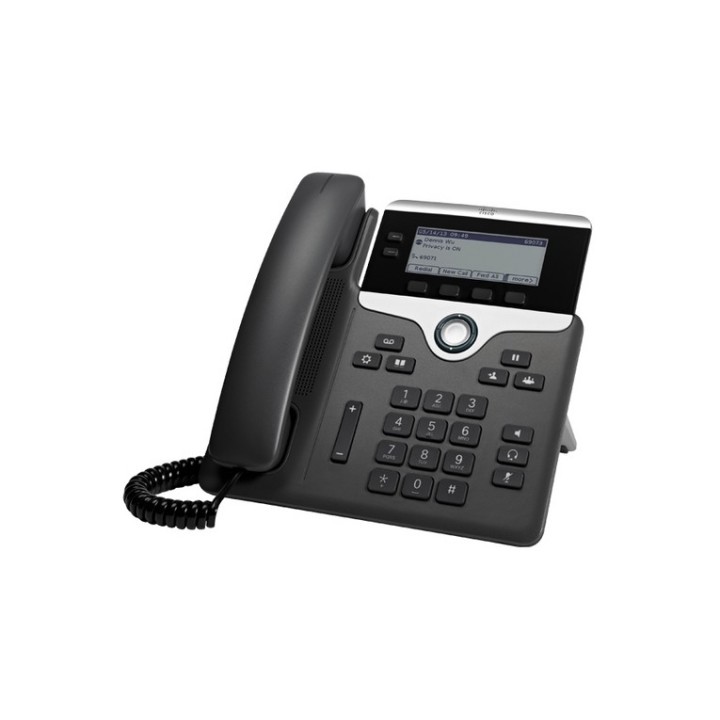 Cisco IP Phone 7821 - Telefono VoIP - SIP, SRTP - 2 righe