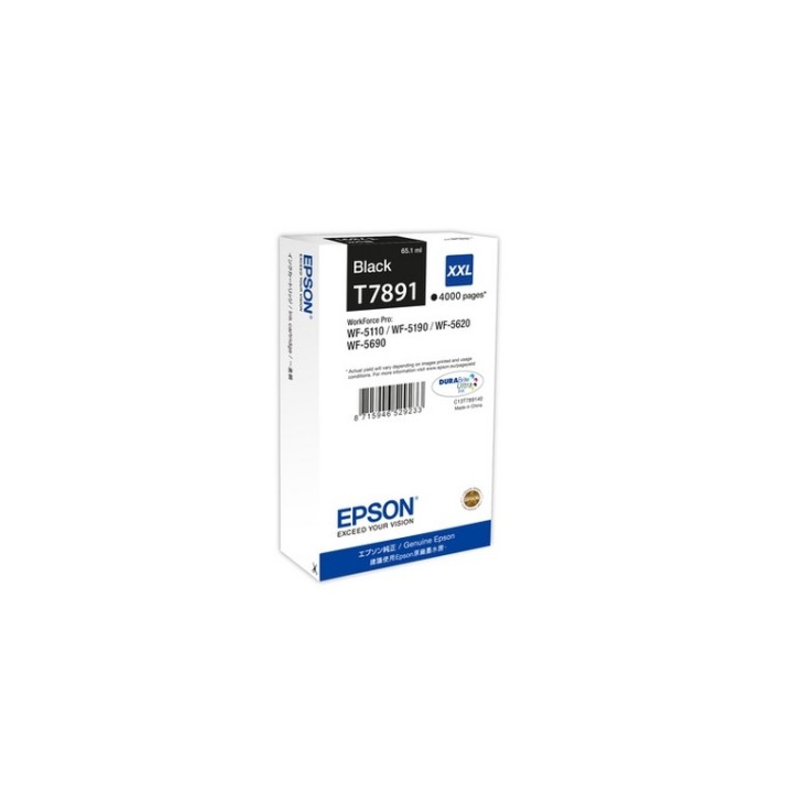 Epson T7891 - 65.1 ml - misura XXL - nero - originale - cartuccia di stampa - pe