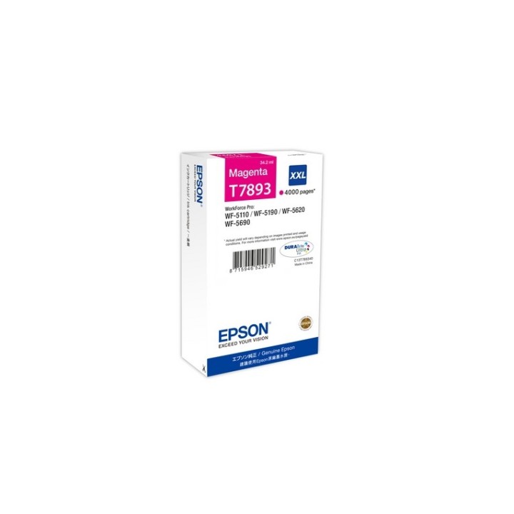 Epson T7893 - 34.2 ml - misura XXL - magenta - originale - cartuccia di stampa -