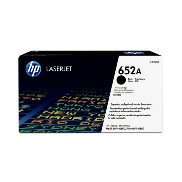 HP 652A - Nero - originale - LaserJet - cartuccia toner (CF320A) - per Color Las