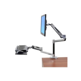 Ergotron WorkFit-LX - Convertitore scrivania in piedi - alluminio lucidato