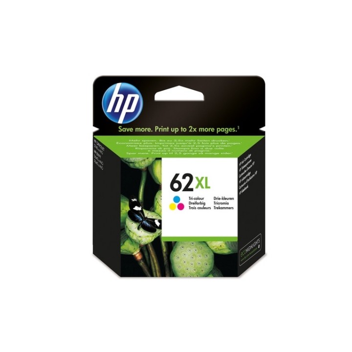 HP 62XL - 11.5 ml - Alta resa - colore (ciano, magenta, giallo) - originale - ca