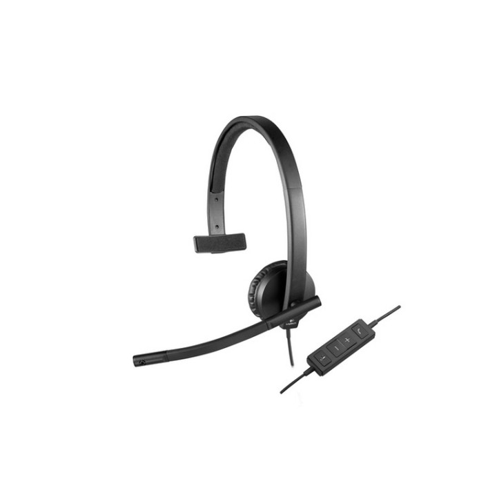 Logitech USB Headset H570e - Cuffie con microfono - over ear - cablato