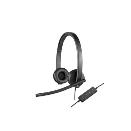 Logitech USB Headset H570e - Cuffie con microfono - over ear - cablato