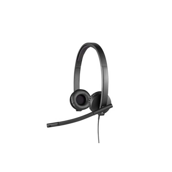 Logitech USB Headset H570e - Cuffie con microfono - over ear - cablato (981-000575)