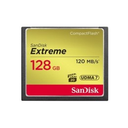SanDisk Extreme - Scheda di memoria flash - 128 GB - 567x - CompactFlash (SDCFXSB-128G-G46)