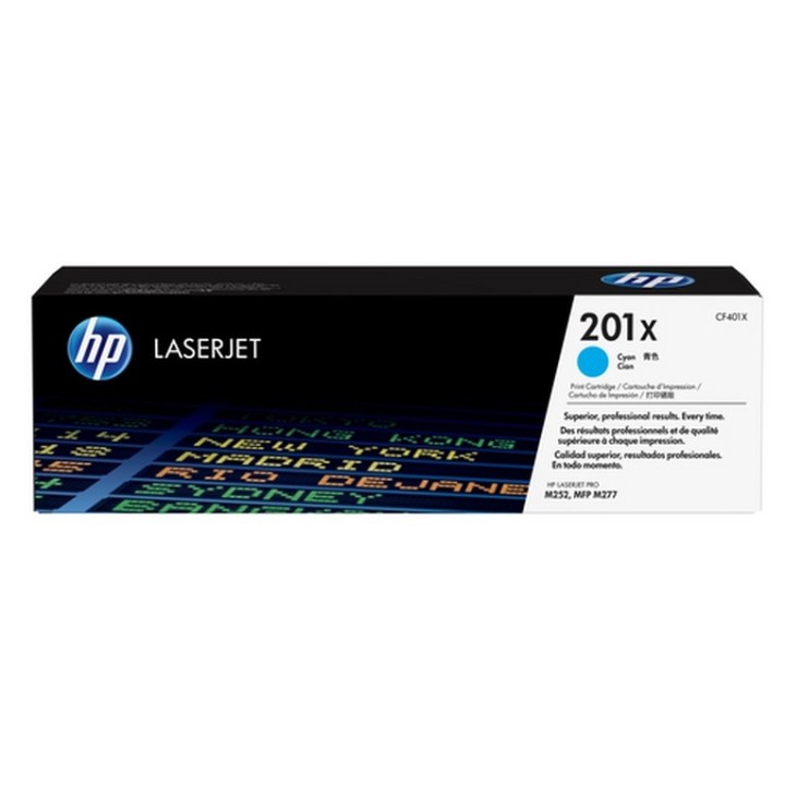 HP 201X - Alta resa - ciano - originale - LaserJet - cartuccia toner (CF401X) -