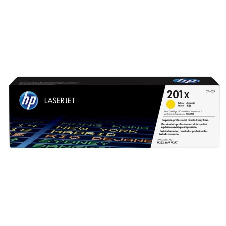 HP 201X - Alta resa - giallo - originale - LaserJet - cartuccia toner (CF402X) -
