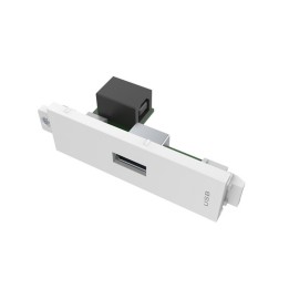 VISION Techconnect Modular AV Faceplate - USB A (on front) to B module - square (TC3 USBA)