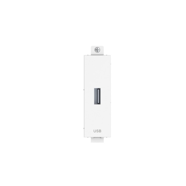VISION Techconnect Modular AV Faceplate - USB A (on front) to B module - square