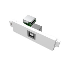 VISION Techconnect Modular AV Faceplate - USB B (on front) to A module - "A" typ