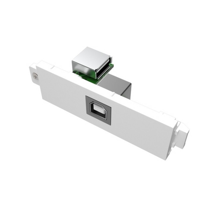 VISION Techconnect Modular AV Faceplate - USB B (on front) to A module - "A" typ (TC3 USBB)