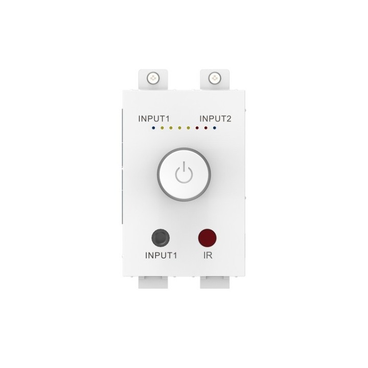 VISION Techconnect Faceplate Audio Amplifier - 2 x 25w (RMS @ 8 Ohms) - Two inpu (TC3-AMP)