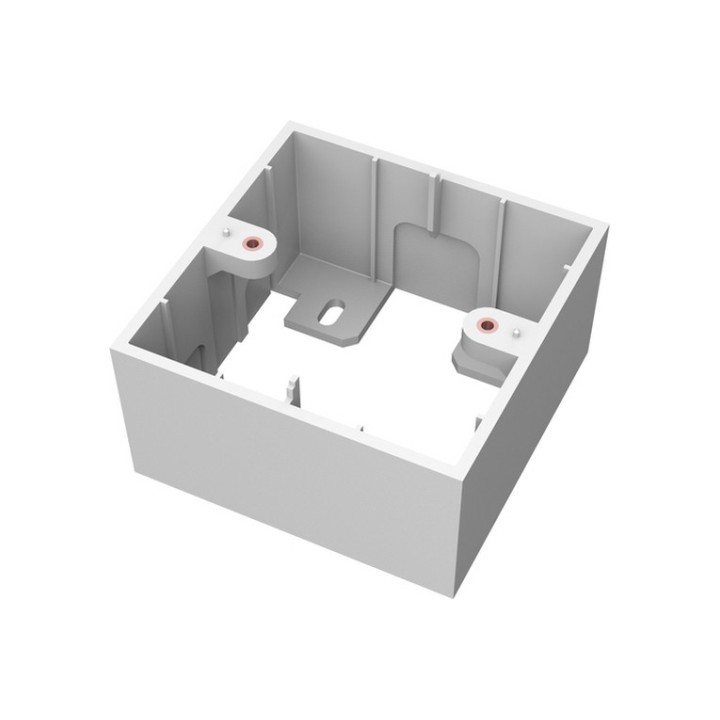 VISION Techconnect Modular AV Faceplate - Single-Gang Surface Mount UK Backbox - (TC3 BACKBOX1G)