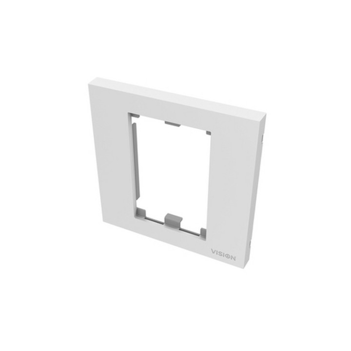 VISION Techconnect Modular AV Faceplate - Single-Gang UK surround - frame which (TC3 SURR1G)
