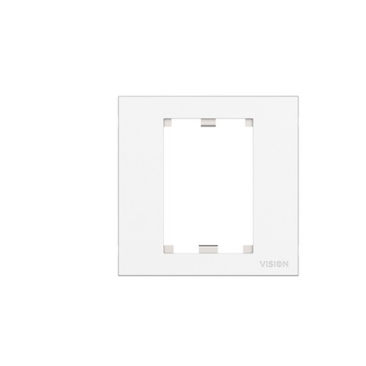 VISION Techconnect Modular AV Faceplate - Single-Gang UK surround - frame which (TC3 SURR1G)