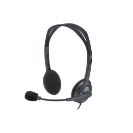 Logitech Stereo H111 - Cuffie con microfono - over ear - cablato (981-000593)