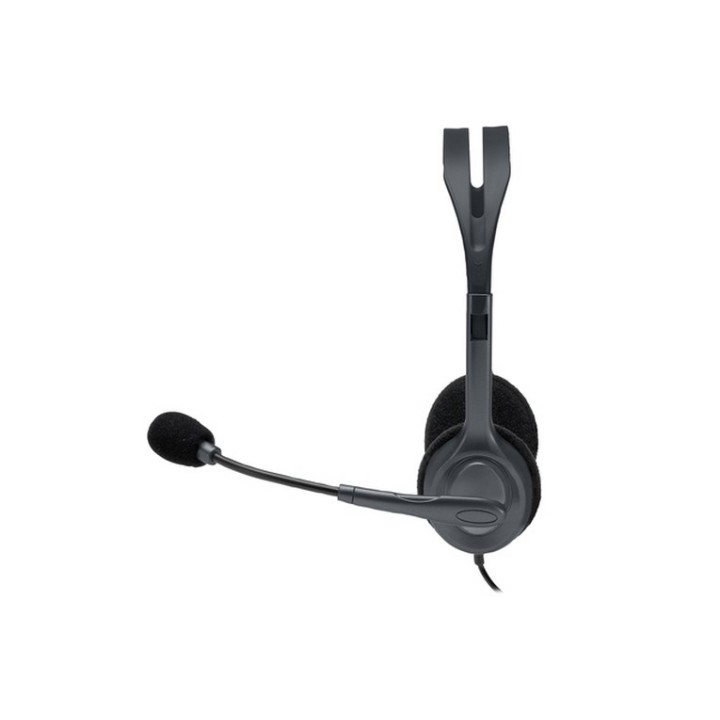 Logitech Stereo H111 - Cuffie con microfono - over ear - cablato