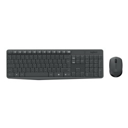 Logitech MK235 - Set mouse e tastiera - senza fili - 2.4 GHz - Tedesca (920-007905)