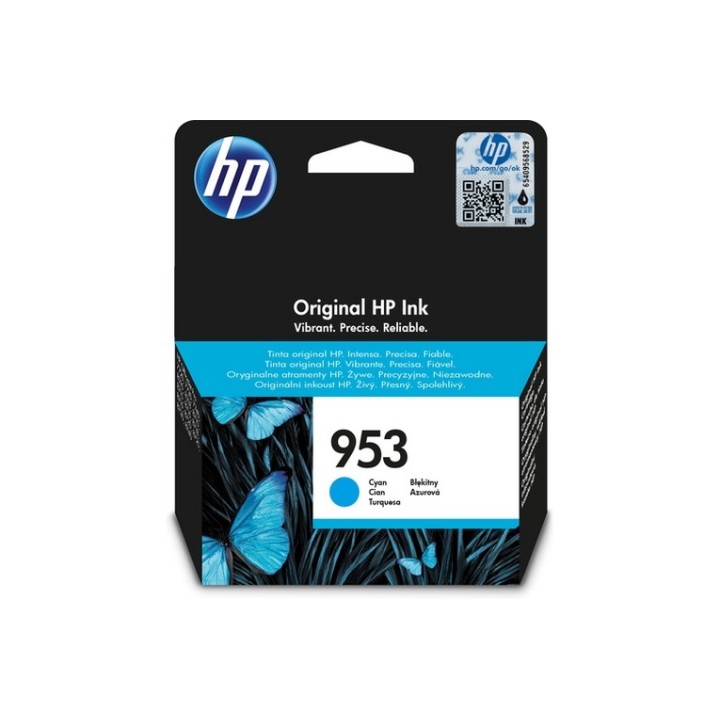 HP 953 - 9 ml - ciano - originale - blister - cartuccia d'inchiostro - per Offic