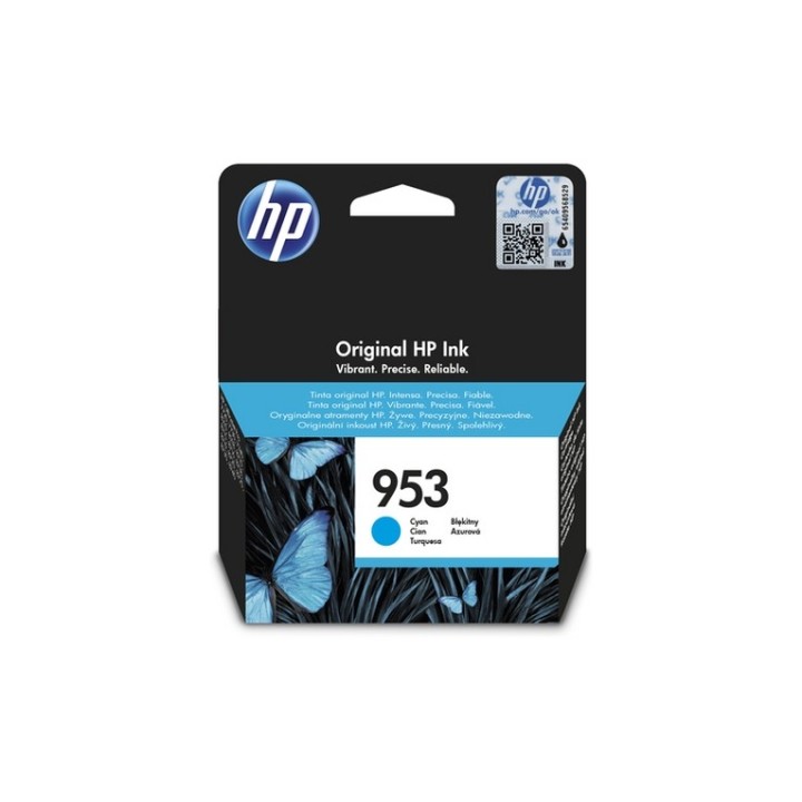 HP 953 - 9 ml - ciano - originale - blister - cartuccia d'inchiostro - per Offic