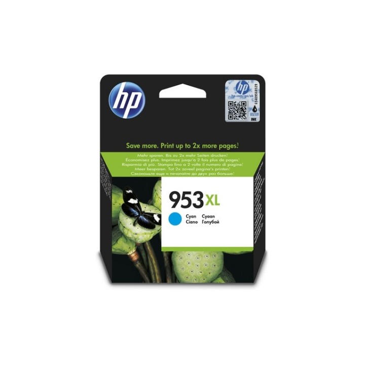 HP 953XL - 18 ml - Alta resa - ciano - originale - blister - cartuccia d'inchios