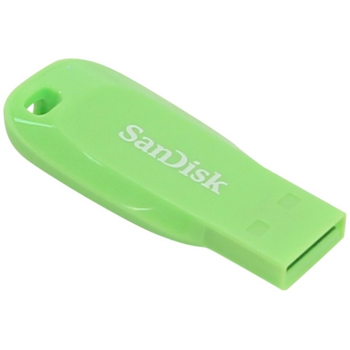 SanDisk Cruzer Blade - Chiavetta USB - 32 GB - USB 2.0 - verde elettrico (SDCZ50C-032G-B35GE)