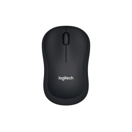Logitech M220 Silent - Mouse - ottica - 3 pulsanti - senza fili - 2.4 GHz - rice (910-004878)
