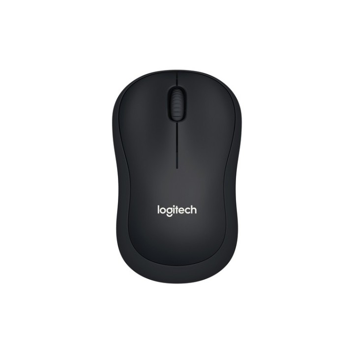 Logitech M220 Silent - Mouse - ottica - 3 pulsanti - senza fili - 2.4 GHz - rice (910-004878)