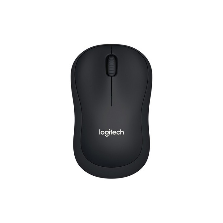Logitech M220 Silent - Mouse - ottica - 3 pulsanti - senza fili - 2.4 GHz - rice (910-004878)