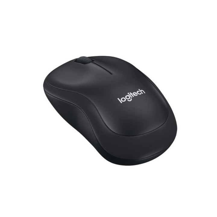 Logitech M220 Silent - Mouse - ottica - 3 pulsanti - senza fili - 2.4 GHz - rice (910-004878)