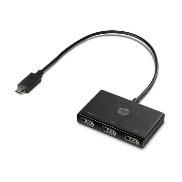 HP USB-C to USB-A - Hub - 3 x SuperSpeed USB 3.0 - desktop - per Elite c640 G3 C