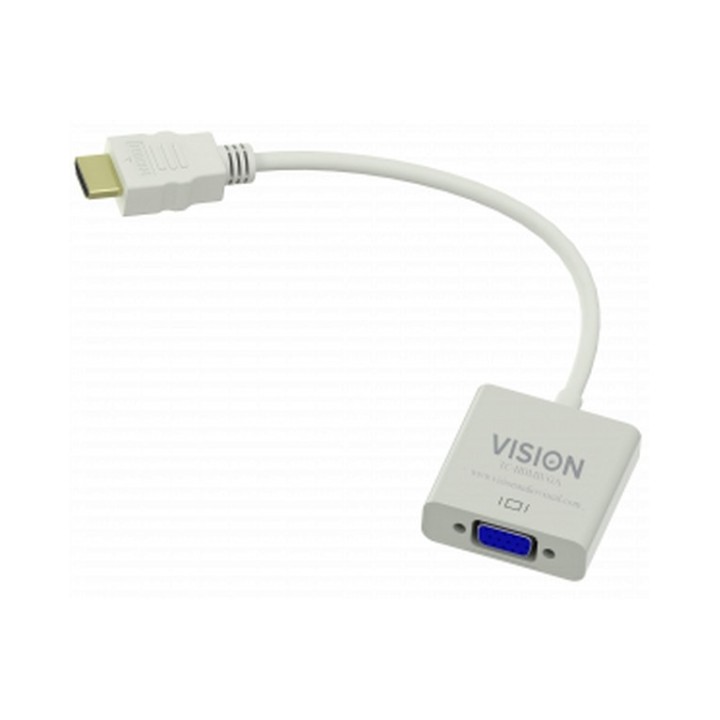 VISION Professional installation-grade HDMI to VGA adaptor - maximum resolution (TC-HDMIVGA)