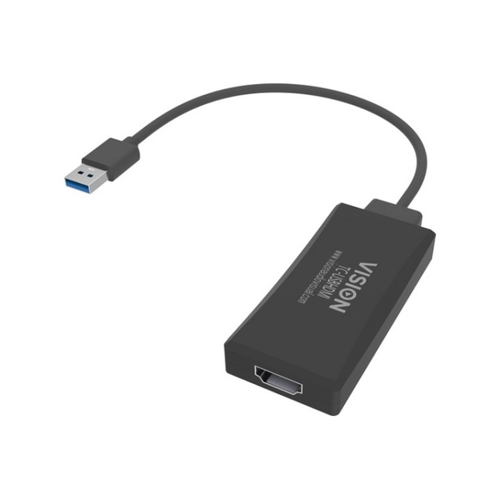 VISION Professional installation-grade USB-A to HDMI adapter - plugs into USB an (TC-USBHDMI)
