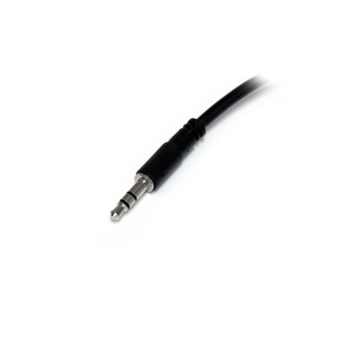 StarTech.com Cavo splitter stereo slim - Maschio 3,5 mm a 2 femmina 3,5 mm - Rip (MUY1MFFS)