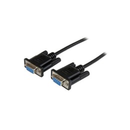 StarTech.com Cavo Seriale RS232 - Cavo DB9 Femmina a Femmina - Cavo Null Modem a (SCNM9FF2MBK)