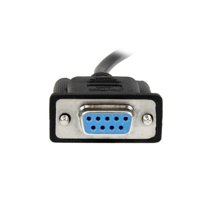 StarTech.com Cavo Seriale RS232 - Cavo DB9 Femmina a Femmina - Cavo Null Modem a (SCNM9FF2MBK)