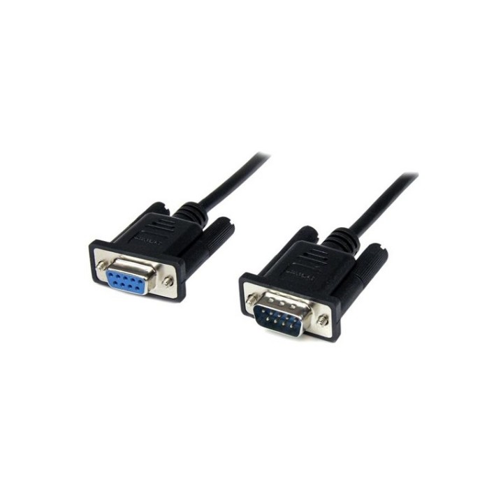 StarTech.com Cavo seriale null modem DB9 RS232 nero 2 m - F/M - Cavo null modem (SCNM9FM2MBK)