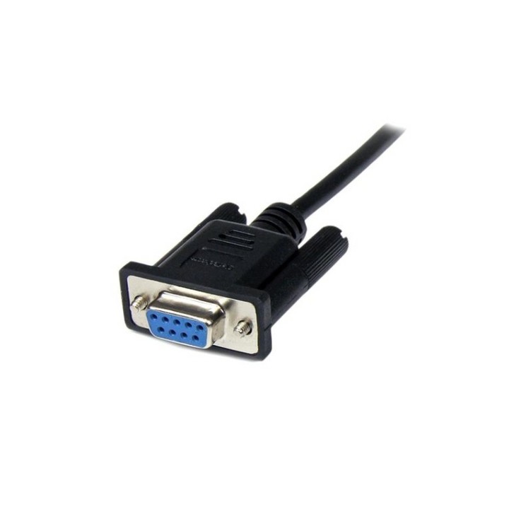 StarTech.com Cavo seriale null modem DB9 RS232 nero 2 m - F/M - Cavo null modem