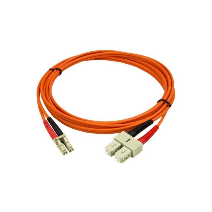 StarTech.com Cavo patch duplex in fibra multimodale 50/125 2 m LC/SC - LSZH (50F (50FIBLCSC2)