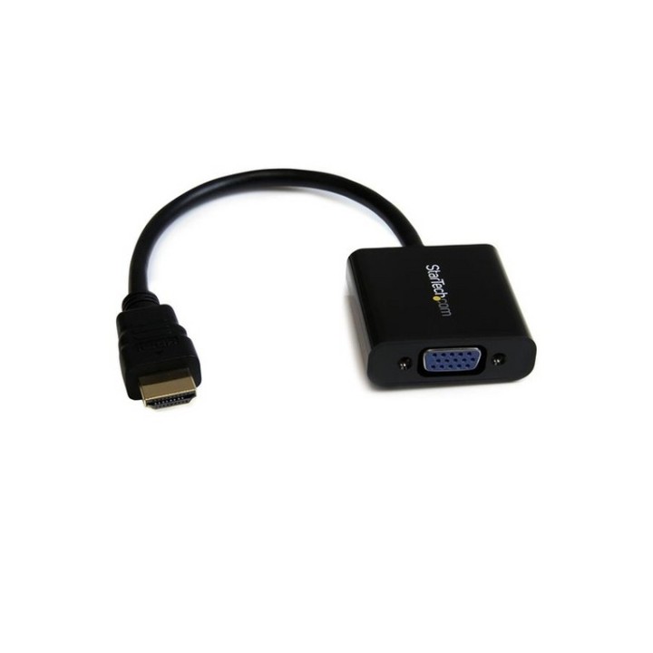 Startech - Adattatore video - HDMI maschio a HD-15 (VGA) femmina - 24.5 cm - ner