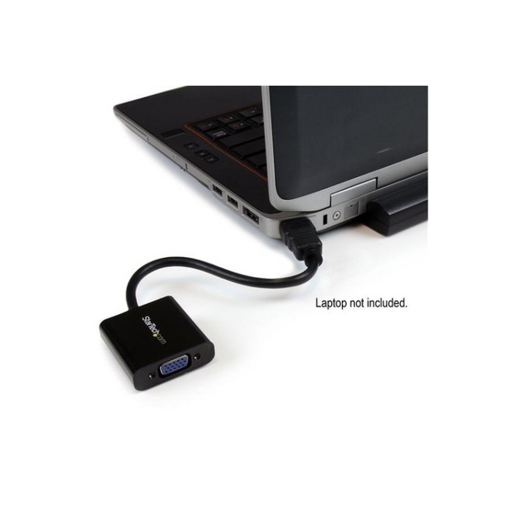Startech - Adattatore video - HDMI maschio a HD-15 (VGA) femmina - 24.5 cm - ner