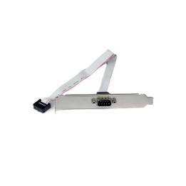 StarTech.com Piastra slot 16'' (40 cm) da seriale maschio 9 pin a header scheda
