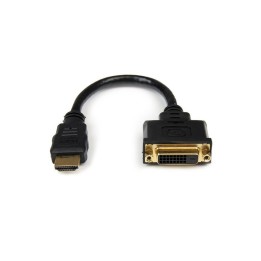 StarTech.com Adattatore cavo video HDMI a DVI-D da 20 cm - HDMI maschio a DVI fe (HDDVIMF8IN)