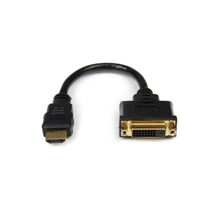 StarTech.com Adattatore cavo video HDMI a DVI-D da 20 cm - HDMI maschio a DVI fe (HDDVIMF8IN)