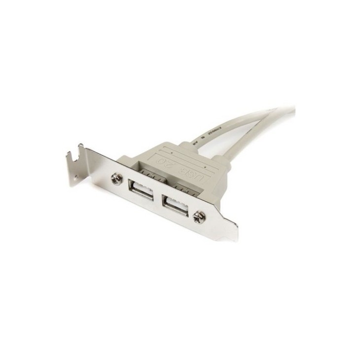 StarTech.com Adattatore piastra slot basso profilo 2 porte USB A femmina - Panne (USBPLATELP)