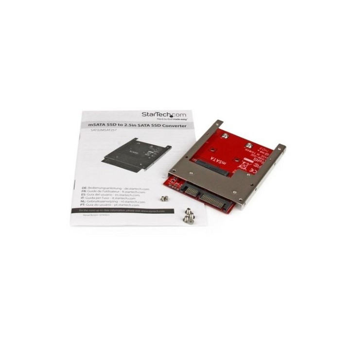 StarTech.com Convertitore per SSD mSATA a SATA da 2,5" - Scheda adattatore mSATA (SAT32MSAT257)