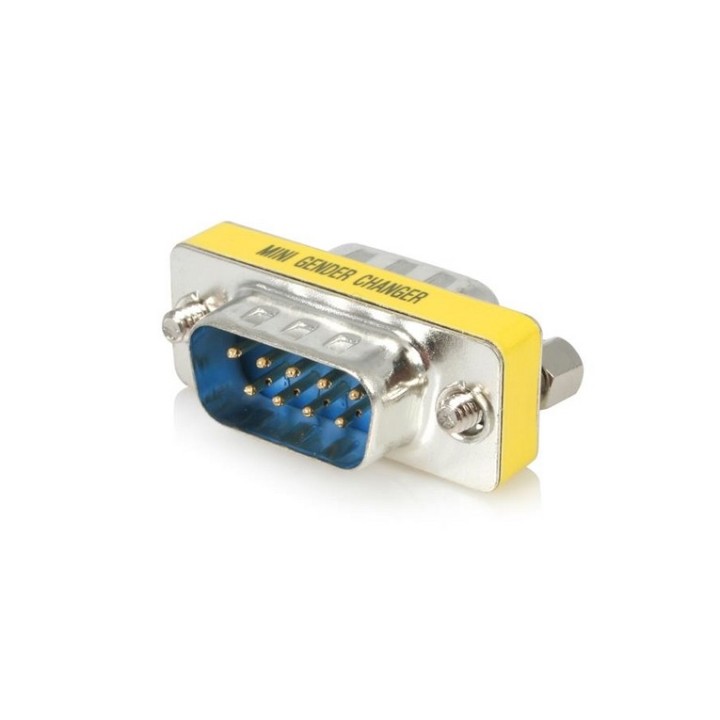 StarTech.com Convertitore di genere seriale slimline DB9 - M/M - Adattatore masc