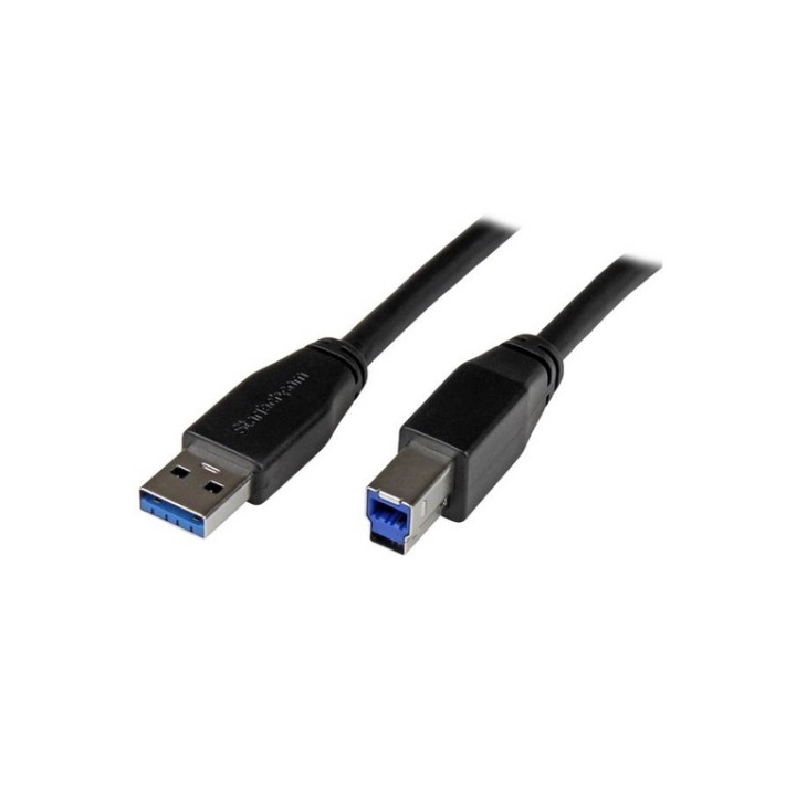 StarTech Cavo USB 3.0 attivo USB-A a USB-B - USB 3.1 Gen 1 (5 Gbps) da 5m - Cavo (USB3SAB5M)