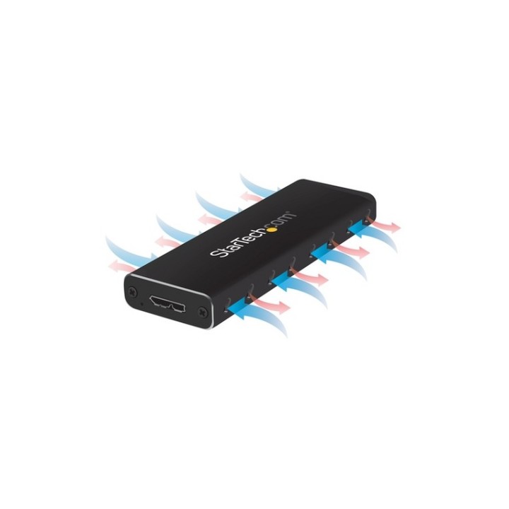 StarTech.com Box Alloggio USB 3.0 esterno per SSD SATA M.2 - Convertitore NGFF d (SM2NGFFMBU33)